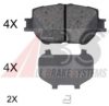 LEXUS 0446530480 Brake Pad Set, disc brake